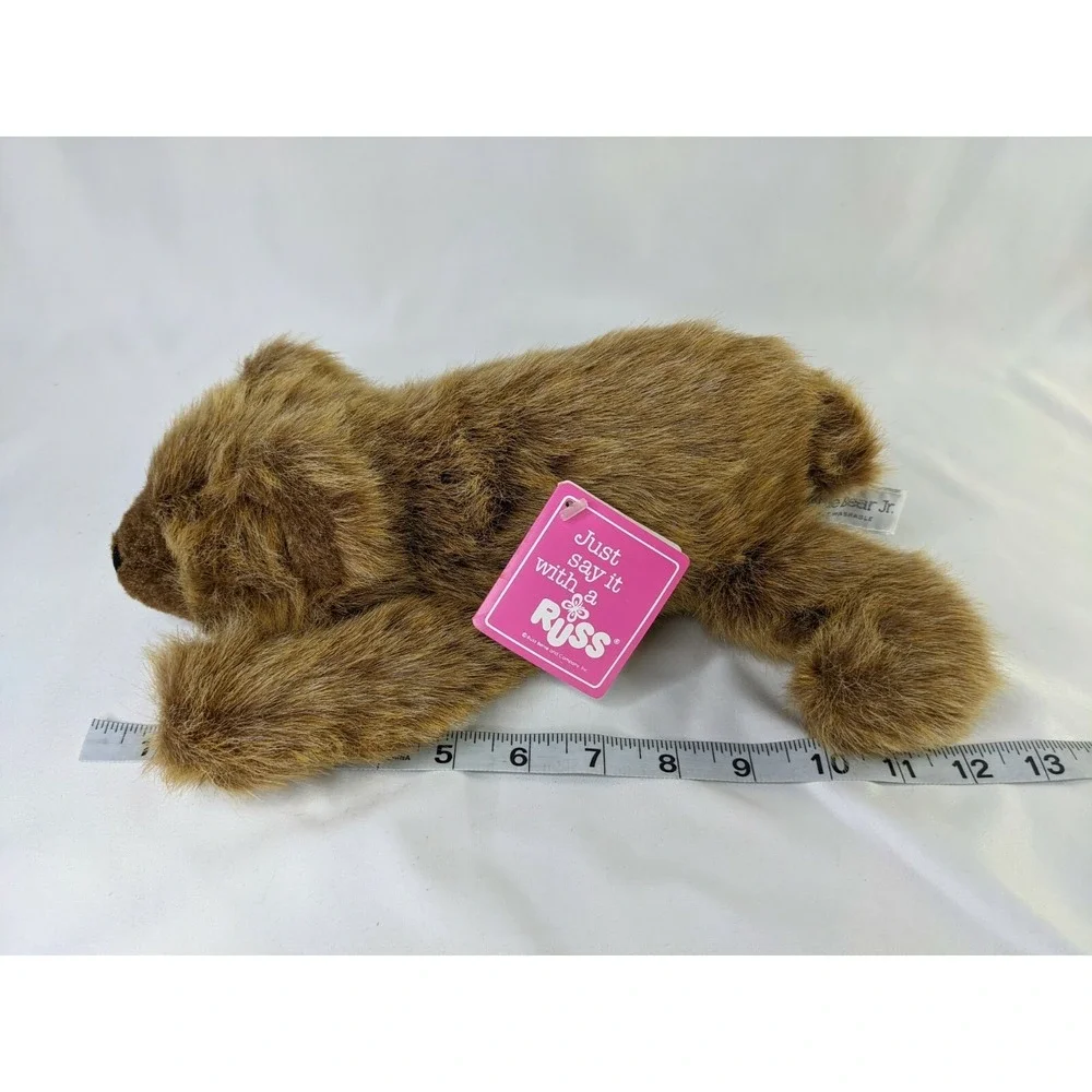 Russ Brownie Bear Jr Plush Brown 12 Inch Stuffed Animal Toy‎